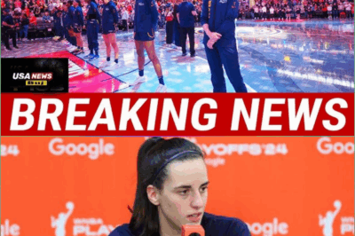 Explosive Shock: Caitlin Clark’s Indiana Fever Defies Norms with Anthem Stand! The Indiana Fever’s bold choice to remain on the court during the national anthem while their opponents walked off sent shockwaves through the sports community. This daring move has ignited fierce debate and left fans questioning the future of player activism in professional sports.