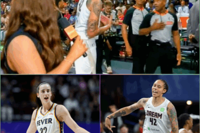 SHOCKING: Brittney Griner’s explosive outburst during a live interview has left fans stunned! Just moments after a controversial incident involving Caitlin Clark, Griner didn’t hold back, hurling an F-bomb at a referee. This unexpected moment has ignited a firestorm of reactions across social media!