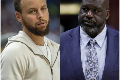 “SHAQ STUNS NBA: Shaquille O’Neal Walks Out of Warriors Game Early, Then Drops SEVEN WORDS to Steph Curry That Set Social Media on FIRE—What He Said Left Fans Divided, the Arena Shaken, and Curry Completely Speechless. Is This a Warning… or Something Much Bigger?”
