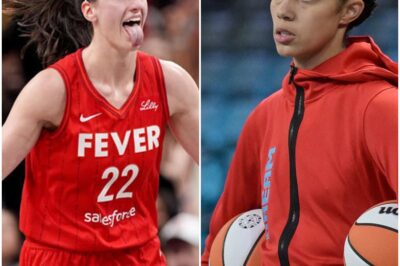 “Brittney Griner Caught Whispering Explosive Remark to Caitlin Clark — Viral Courtside Clip Sparks Firestorm of Accusations, Possible Suspension Looms, and WNBA Scrambles to Contain Fallout as League’s Reputation Hangs by a Thread”