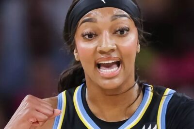 After an emotional win, Angel Reese energized the Chicago Sky locker room with a bold declaration: “Write my name on the trophy!” The statement, captured on video, quickly went viral, showing her passion and drive. Fans are praising her confidence, while some call it a defining moment in her young WNBA career.