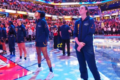 WATCH: Caitlin Clark’s Indiana Fever STANDS for National Anthem — Opponents WALK OFF Again in Stunning Protest🇺🇸🔥 This Silent Standoff Is Splitting the League — Was It Respect, Rebellion, or Something Deeper? What Happened Moments Before Tipoff Is Now Going Viral Nationwide.