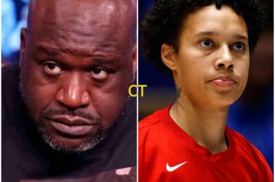 “NO MERCY: Shaquille O’Neal Breaks His Silence on Brittney Griner With Just 8 Words—One Sentence Stuns ESPN, Freezes the Studio, and Ends the Debate Over Her Place on Team USA. What Shaq Said Live Has Set the Internet on Fire.”