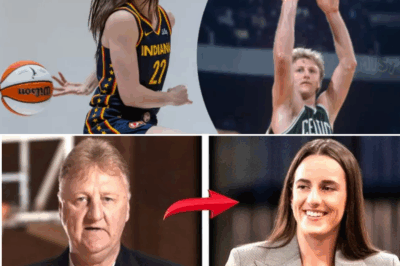 Larry Bird Breaks His Silence with a Powerful Message to Caitlin Clark — A Legendary Salute That Could Mark a Defining Turning Point for the WNBA.
