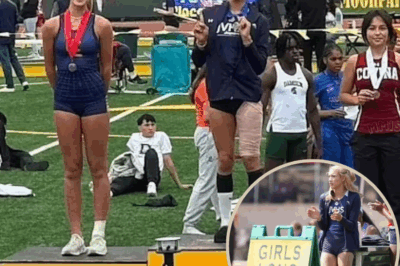 High School Female Track Star Gets Applauded For Her Courageous Stunt On The Podium After Losing To Transgender Athlete