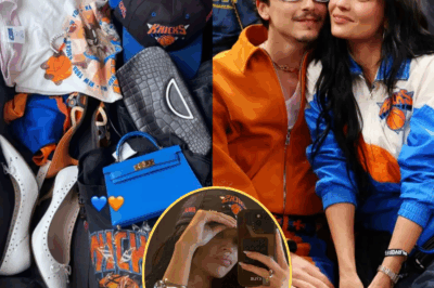 KNICK OF TIME Kylie Jenner teases $200 Knicks-themed lingerie packed to support Timothee Chalamet before NBA playoff disaster