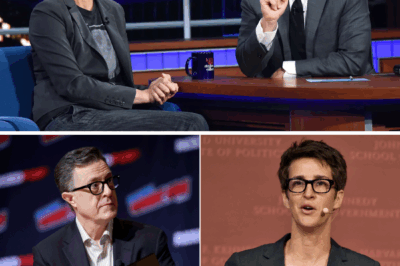 SHOCKING TWIST: AFTER THE LATE SHOW CANCELLATION, STEPHEN COLBERT TEAMS UP WITH RACHEL MADDOW FOR EXPLOSIVE NEW SHOW—IS THIS THE FUTURE OF LATE-NIGHT TV?