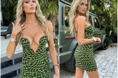 “Paulina Gretzky Turns 33 in Style: Stuns in Tiny Black Dress as Dustin Johnson Joins the Glamorous Birthday Bash.”