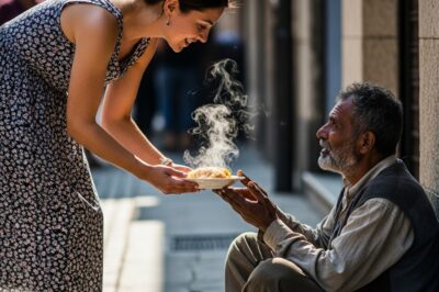 I thought he was just a poor, crippled beggar… I fed him every day with what little I had. But one morning, everything changed.