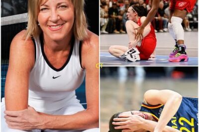 🏀 “ENOUGH IS ENOUGH!” – Tennis Legend Chris Evert BLASTS WNBA Players After Caitlin Clark Gets Attacked On-Court Tennis icon Chris Evert is speaking out — and she’s not mincing words. After WNBA rookie Caitlin Clark was poked in the eye and shoved to the ground during Tuesday night’s heated game, Evert called out the league’s growing aggression. “This isn’t competition — it’s bullying,” she said. Her bold remarks have reignited debates over sportsmanship and protection in women’s basketball.