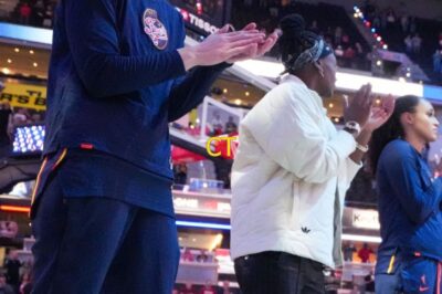 Caitlin Clark REFUSES to Back Down During National Anthem Standoff—What Happened Next in the Arena Has Sparked a Nationwide Firestorm of Reactions! As her rivals walked off again, Clark and the Fever stood tall—sparking roars, backlash, and a debate that’s now dividing fans across the country. 👇 Full story inside!