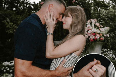 BREAKING NEWS: It’s a love story and she said yes: Taylor Swift and Travis Kelce are engaged, they announced on Tuesday. Oh look at that ring and those words.