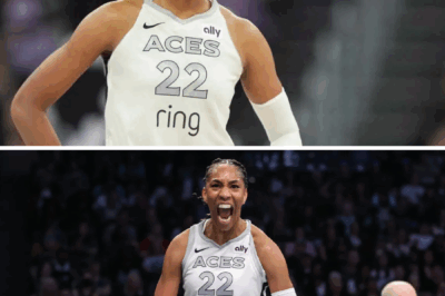 BREAKING: A’ja Wilson left fans laughing and the internet buzzing after delivering a hilariously unfiltered ‘fart, st’ analogy in the aftermath of the Aces’ latest victory. The two-time MVP’s candid words quickly went viral, proving once again why she’s both a dominant force on the court and a fan-favorite personality.