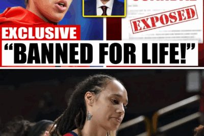 In a stunning turn, NBA Commissioner Adam Silver has announced Brittney Griner’s lifetime ban from the WNBA, igniting one of the league’s most explosive scandals. As speculation swirls, fans and insiders are demanding answers about the real events, hidden conflicts, and behind-the-scenes drama fueling this unprecedented punishment.
