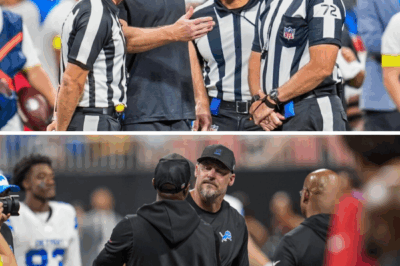 Detroit Lions coach Dan Campbell has dropped a stunning revelation, claiming referee Shawn Hochuli insisted a preseason game continue despite Morice Norris’ harrowing injury. In a dramatic turn, Campbell and Falcons coach Raheem Morris joined forces to overrule the call — a decision now sparking heated debate across the NFL.