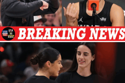 BREAKING: Las Vegas Aces star Kelsey Plum has spoken out to clear the air after her playful All-Star comment about Caitlin Clark didn’t land as intended. Her clarification has fans buzzing, with some laughing, others debating, and everyone wondering how the league’s brightest personalities navigate the spotlight.