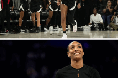Aces superstar A’ja Wilson delivered a jaw-dropping performance that didn’t just dominate the Atlanta Dream — it completely rewrote the WNBA record books, as her unbelievable stat line left fans, analysts, and even fellow players stunned, sparking the question: are we witnessing one of the greatest seasons in league history?