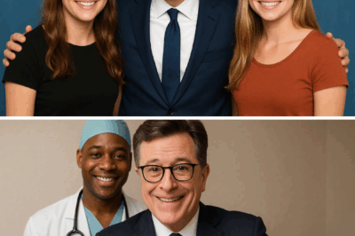 20 Years Ago, Stephen Colbert Quietly Rescued Two Abandoned Twin Girls — Now, Two Decades Later, They Return With a Shocking Surprise That Leaves Him Speechless On Air. The Unbelievable True Story of Compassion, Resilience, and a Full-Circle Moment No One Saw Coming.