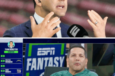 Fantasy Football Scandal Rocks the Sports World: Insider Adam Schefter Accused of Leveraging Exclusive NFL Information to Gain an Unfair Edge in His Draft — Raising Eyebrows, Sparking Outrage Among Fans, and Prompting Heated Debate Over Ethics, Privilege, and the Fine Line Between Insight and Exploitation in Fantasy Leagues.