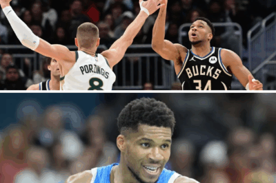 Giannis Antetokounmpo delivers such a dominant tune-up performance that even Celtics star Kristaps Porzingis is left in awe, sparking conversations across the NBA about whether the Bucks’ leader has taken his game to yet another level — and what this might signal for looming battles in the upcoming season.