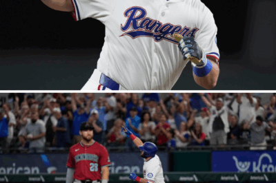 In a jaw-dropping twist that sent shockwaves through Rangers Stadium, Jake Burger unleashed a thunderous 2-run blast against the Diamondbacks — a lightning-strike moment of pure chaos that could tilt the balance of the entire season, leaving players stunned and fans holding their breath for what comes next.