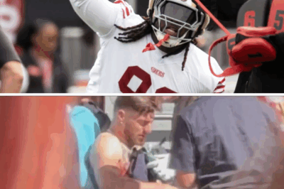 The San Francisco 49ers’ growing injury list has just gotten longer, as a promising rookie was forced to leave practice with a sudden setback. The incident adds fresh concern to the team’s preseason preparations, leaving fans and coaches anxiously awaiting updates on the extent of the damage.
