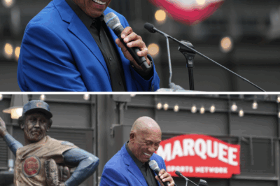 In an unforgettable moment at Wrigley Field, Fergie Jenkins fought back tears as his statue was unveiled before a roaring crowd. “Not everyone is lucky enough to see their own statue while they’re alive,” he said, his voice heavy with gratitude, leaving Cubs fans deeply moved by the historic tribute.v