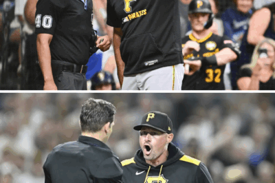 Pittsburgh Pirates coach Don Kelly erupted in a fiery tirade against the home plate umpire, unleashing a barrage of words that quickly escalated before his inevitable ejection. The heated confrontation has fans buzzing, with many debating whether it was justified passion or a costly loss of composure.