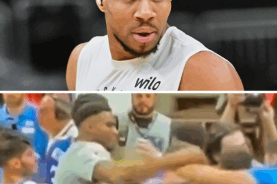 EuroBasket fans were left stunned when cameras captured Milwaukee Bucks superstar Giannis Antetokounmpo in a shocking moment with his Greece teammate. The viral clip shows Giannis brutally slapping him during a heated exchange, sparking outrage, confusion, and debate over what really triggered the outburst on one of basketball’s biggest stages.