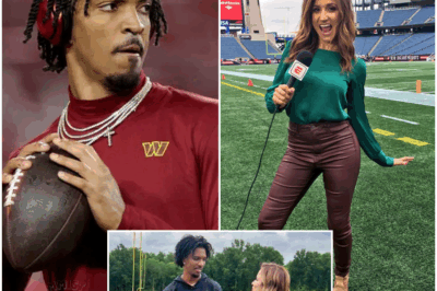 Everyone Is Saying The Same Thing About Dianna Russini’s “Thicker Lower Half” That She Was Showing Off During Interview With Jayden Daniels