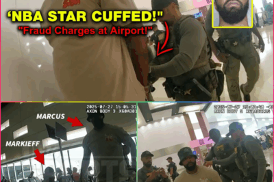 MIND-BLOWING VIDEO! New police bodycam footage shows Marcus Morris Sr. ARRESTED and taken out of the airport in shackles! What happened before the cameras rolled?