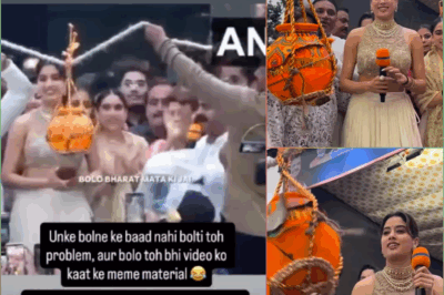 BREAKING HOT NEWS: Janhvi Kapoor TROLLED for Chanting ‘Bharat Mata Ki Jai’ at Dahi Handi!