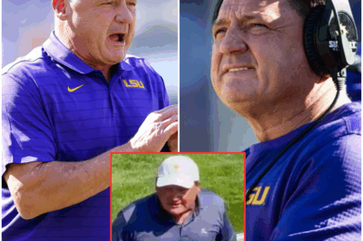 Former LSU Tigers Football Coach Ed Orgeron Made The Most Unusual Appearance In The Crowd During Team USA’s Ryder Cup Practice Round [VIDEO]