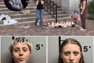 Sisters who trashed Charlie Kirk memorial are begging for cash to pay legal bills after losing jobs