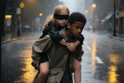 Homeless Teen Piggybacked a Lost Blind Girl Home, Unaware She’s the Daughter of a Billionaire!