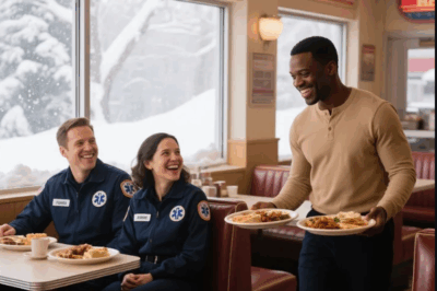 Black Diner Owner Saves 10 Truckers In A Blizzard, Next Day, A Long Line Of Rigs Shows Up