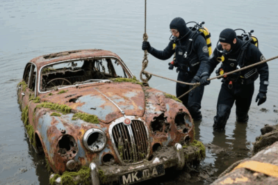 FOUND JAGUAR MK2 Classic Car Underwater at Boat Ramp!