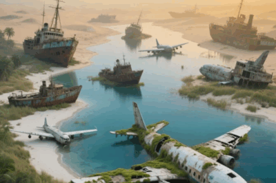 9 Strange Abandoned Ships and Planes