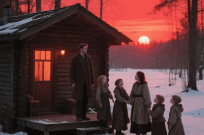 He Paid Her to Clean His Cabin — But When He Followed Her Home, He Found Her Living with Five Kids