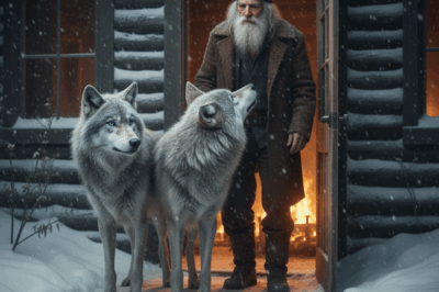 Frozen Wolves Begs Man to Enter the House. He’s Shocked by What Happens Next