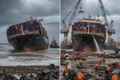 Mud Fight in Lyme Bay (salvage of the MSC NAPOLI)