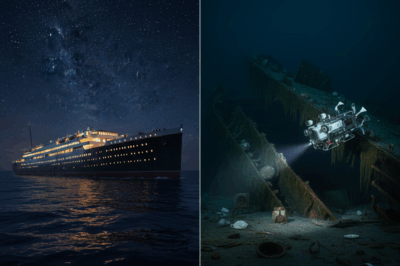 What was found under the wreck of the Titanic?