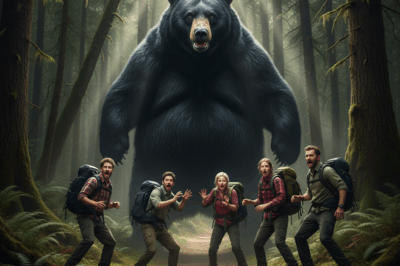 Hikers Spot Giant Black Grizzly Bear – Vet Goes Pale When He Sees What’s Inside!
