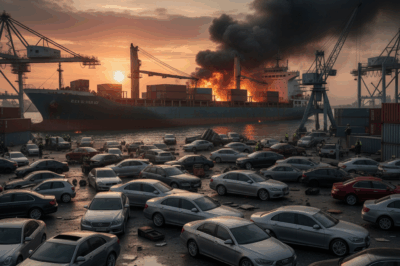 More than 4,200 luxury cars destroyed: The deadliest cargo ship disaster ever cost billions