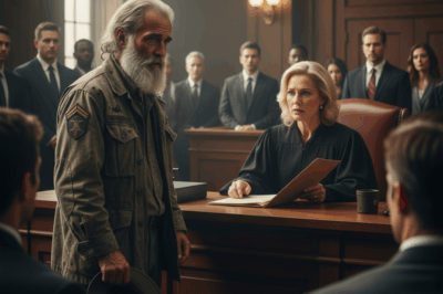 Homeless Veteran On Trial Until Judge Heard His Name And Stood Up In Silence
