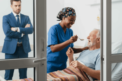 BILLIONAIRE Dislikes WOMEN UNTIL HE SEES A BLACK CAREGIVER MAKE HIS DYING FATHER LAUGH, THEN WATCHES