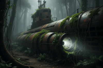 Abandoned WW2 Submarine Found Deep In Jungle. Scientists Look Inside & Immediately Turn Pale!