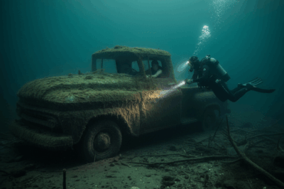 We Found a Missing Person Underwater Still Inside His Truck!
