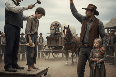 Starving Boy Was Being Auctioned For Stealing Bread For His Sister, Then a Rancher Took Them