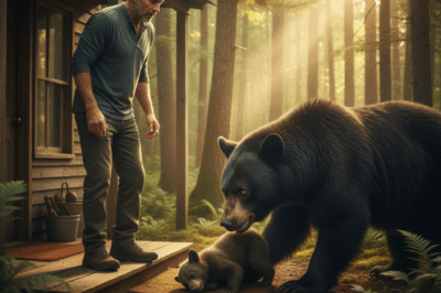 Mother Bear Cries and Brings Dying Cub to Man — What You Did Is Unbelievable!